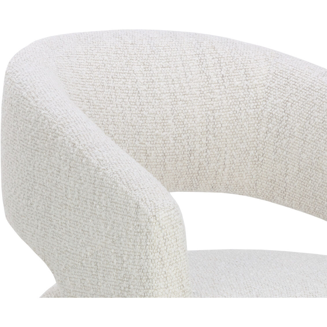 Lloret Merino Pearl Wheeled Dining Armchair, Wheeled